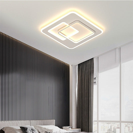LED полилей с дистанционно управление NOLUX 34W, Квадрат, Студена/Топла/Неутрална светлина, Димируем, Бял LED полилей с дистанционно управление Заглавие по подразбиране Alessandro Design