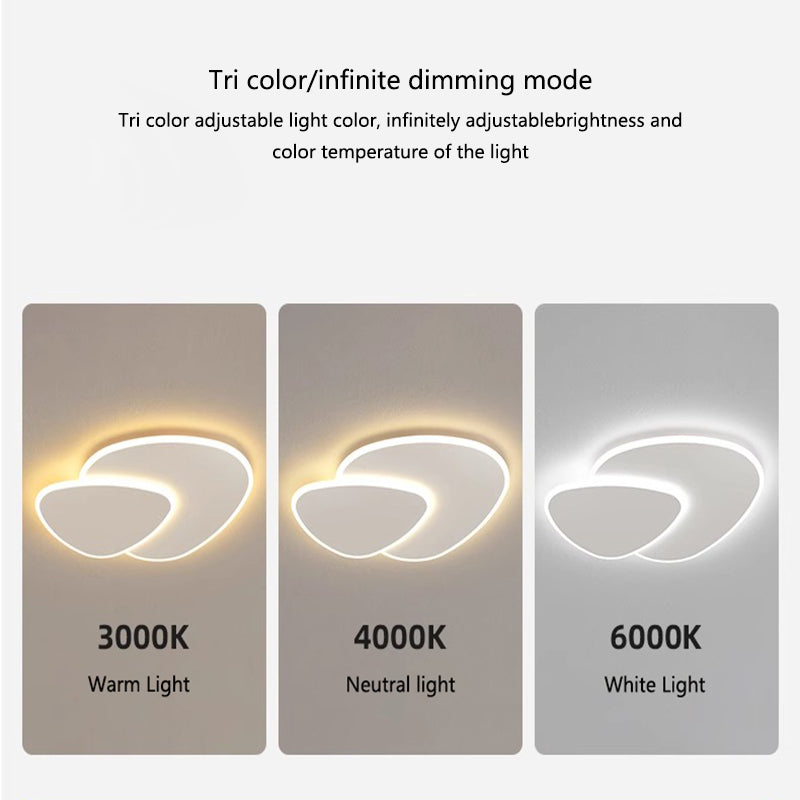 LED полилей с дистанционно управление FUTURA LUMINA 66W, Овална, Студена/Топла/Неутрална светлина, Димируем, Бял LED полилей с дистанционно управление Заглавие по подразбиране Alessandro Design