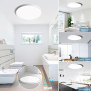 SOLIS LED плафониери 27см 20W Cold Light, бели LED плафониери Заглавие по подразбиране Alessandro Design