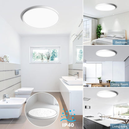 SOLIS LED плафониери 27см 20W Cold Light, бели LED плафониери Заглавие по подразбиране Alessandro Design