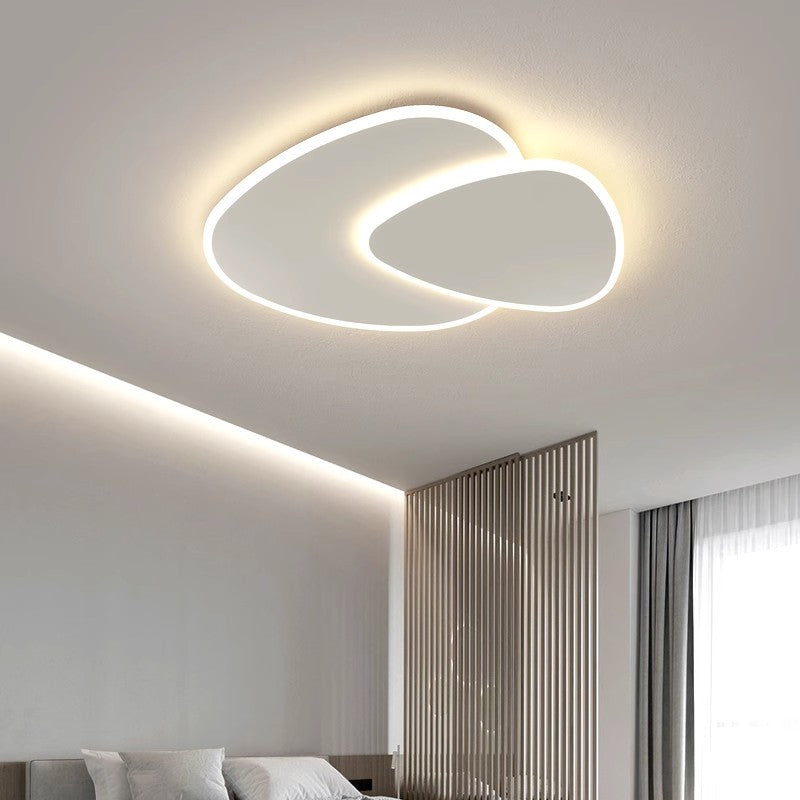 LED полилей с дистанционно управление FUTURA LUMINA 66W, Овална, Студена/Топла/Неутрална светлина, Димируем, Бял LED полилей с дистанционно управление Заглавие по подразбиране Alessandro Design