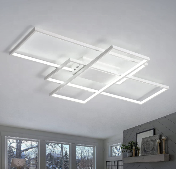 LED полилей с дистанционно управление LANDYN 78W, студена/топла/неутрална светлина, димируем, бял LED полилей с дистанционно управление Заглавие по подразбиране Alessandro Design