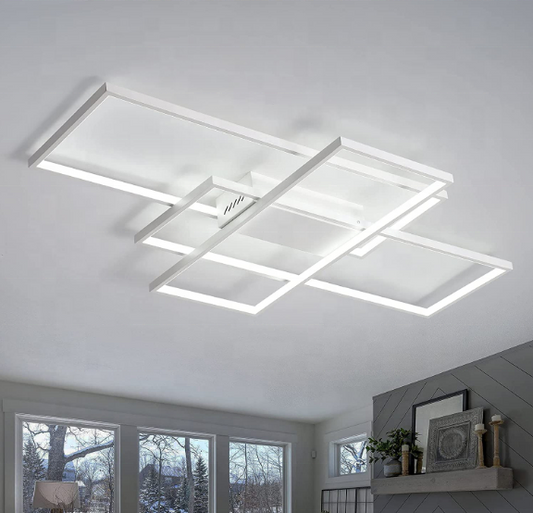 LED полилей с дистанционно управление LANDYN 78W, студена/топла/неутрална светлина, димируем, бял LED полилей с дистанционно управление Заглавие по подразбиране Alessandro Design