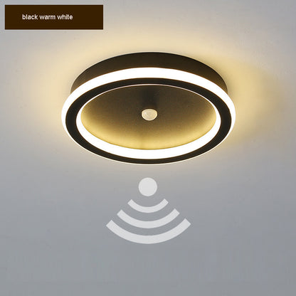 Lustra LED cu Senzor Miscare PS500BK, 28W, lumina Rece/Calda/Neutra, Negru Lustre LED Default Title Alessandro Design