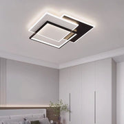 LED полилей с дистанционно CHIARA 98W, 3 квадрата, студена/топла/неутрална светлина, димируем, черен LED полилей с дистанционно управление Заглавие по подразбиране Alessandro Design