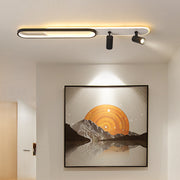 LED полилей с регулируем проектор FISSO Camilla 70W, студена/топла/неутрална светлина, черни LED полилеи Заглавие по подразбиране Alessandro Design