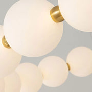 Celeste 42W акрилен LED висящ полилей с дистанционно управление, димиране, топла/неутрална/студена светлина 3000K/4000K/6000K, златни, метални и акрилни LED полилеи с дистанционно управление Заглавие по подразбиране Alessandro Design