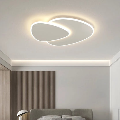 LED полилей с дистанционно управление FUTURA LUMINA 66W, Овална, Студена/Топла/Неутрална светлина, Димируем, Бял LED полилей с дистанционно управление Заглавие по подразбиране Alessandro Design