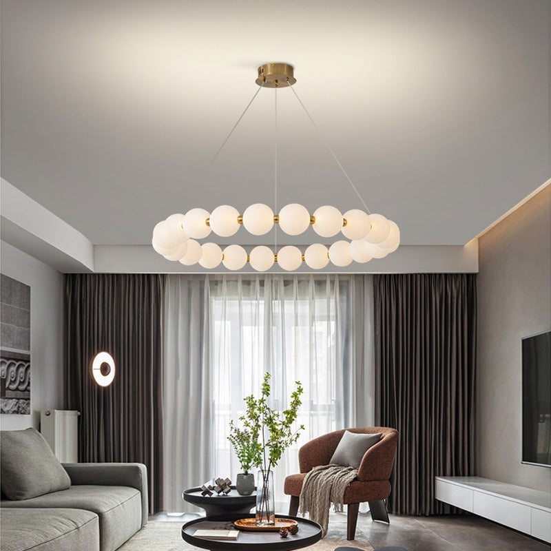 Celeste 42W акрилен LED висящ полилей с дистанционно управление, димиране, топла/неутрална/студена светлина 3000K/4000K/6000K, златни, метални и акрилни LED полилеи с дистанционно управление Заглавие по подразбиране Alessandro Design