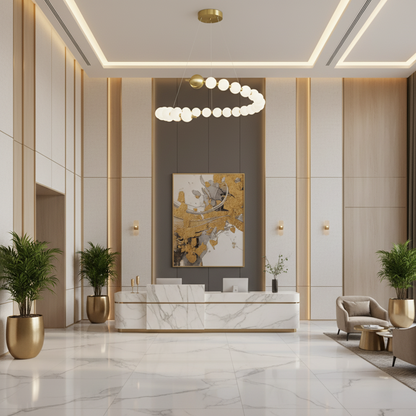 Aurelia 41W акрилен LED висящ полилей с дистанционно управление, димируем, 3000K/4000K/6000K, златни, метални и акрилни LED полилеи с дистанционно управление Заглавие по подразбиране Alessandro Design
