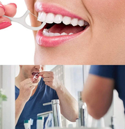 Комплект от 100 клечки за зъби с конец за зъби Personal Care Default Title Alessandro Design