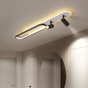 LED полилей с регулируем проектор FISSO Camilla 70W, студена/топла/неутрална светлина, черни LED полилеи Заглавие по подразбиране Alessandro Design