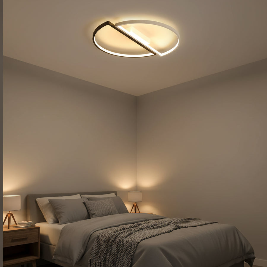 LED полилей с дистанционно управление VECTOR ARCUS 52W, 2 елемента, студена/топла/неутрална светлина, димиране, бяло черно LED полилеи с дистанционно управление Заглавие по подразбиране Alessandro Design
