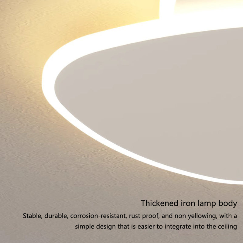 LED полилей с дистанционно управление FUTURA LUMINA 66W, Овална, Студена/Топла/Неутрална светлина, Димируем, Бял LED полилей с дистанционно управление Заглавие по подразбиране Alessandro Design