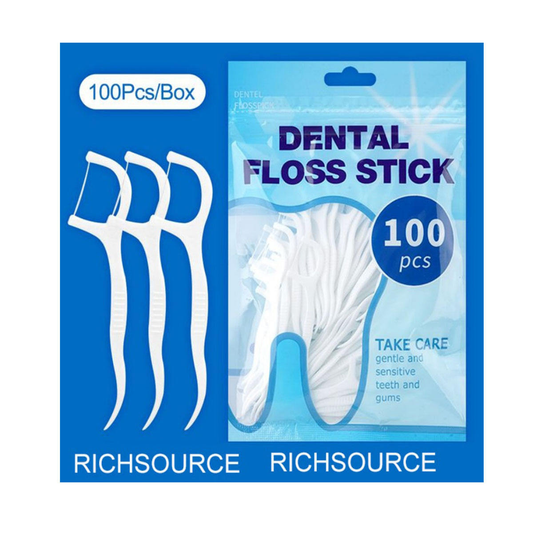 Комплект от 100 клечки за зъби с конец за зъби Personal Care Default Title Alessandro Design