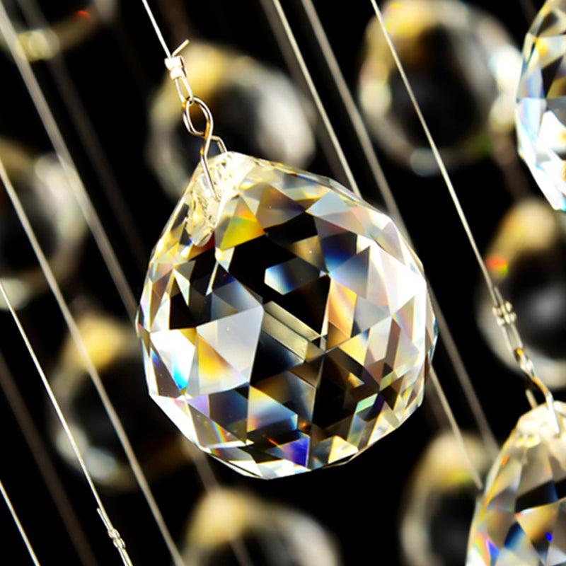 LED Кристален полилей 70W IMPERIALE Gold, Диаметър 50cm, Височина 200cm, Стълба Модел Crystal Chandelier Заглавие по подразбиране Alessandro Design
