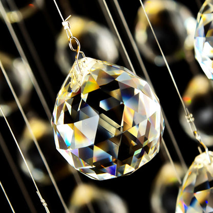 LED Кристален полилей 70W IMPERIALE Gold, Диаметър 50cm, Височина 200cm, Стълба Модел Crystal Chandelier Заглавие по подразбиране Alessandro Design