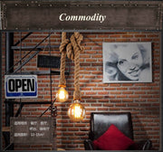 Lustra Vintage LV102, 2xE27, Rustic, Sfoara si Metal, 150cm, Suport Negru Lustre Vintage Default Title Alessandro Design