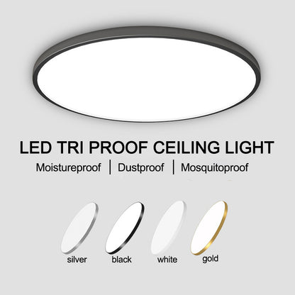 SOLIS LED плафон 27см 20W Cold Light, Черни LED плафониери Заглавие по подразбиране Alessandro Design