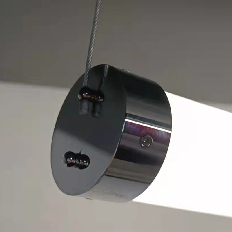 LED полилей DIVINO черен 91W с гъвкава силиконова тръба, диаметър 60 см - регулируема светлина 3000K/4000K/6000K Модерни полилеи Заглавие по подразбиране Alessandro Design