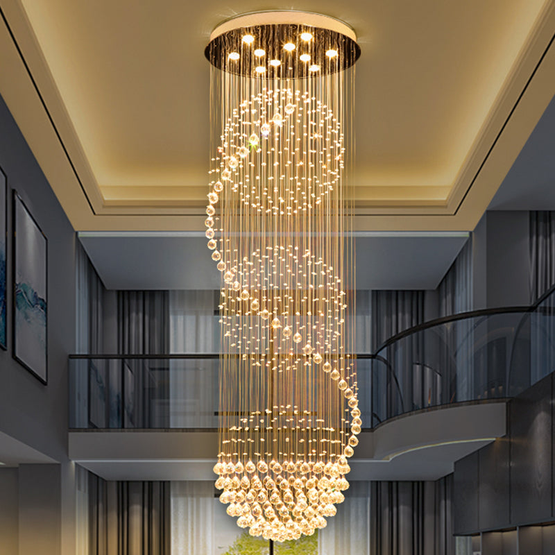LED Кристален полилей 70W IMPERIALE Gold, Диаметър 50cm, Височина 200cm, Стълба Модел Crystal Chandelier Заглавие по подразбиране Alessandro Design