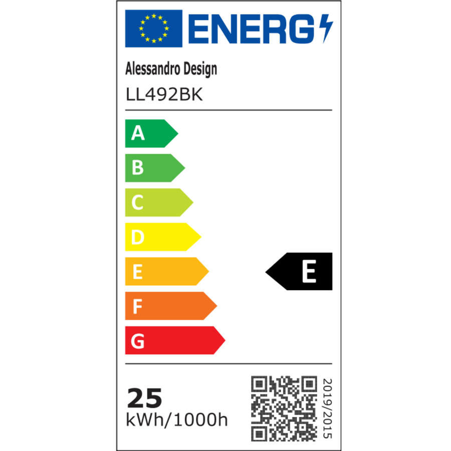 МОДЕРЕН LED полилей 25W, диаметър 20 см, кръгла, студена/топла/неутрална светлина, черни LED полилеи Заглавие по подразбиране Alessandro Design