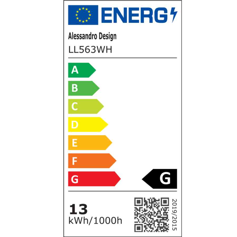 LED полилей VERTEX Infinitum 13W, студена/топла/неутрална светлина, бели LED полилеи Заглавие по подразбиране Alessandro Design