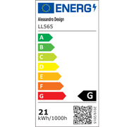 Lustra LED VERTEX FUSION 21W, 2 Cercuri, Rame Metalice, lumina Rece/Calda/Neutra, Alb/Negru Lustre LED Default Title Alessandro Design