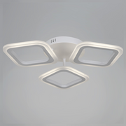 LED полилей ERIKA 20W, 3 квадрата, неутрална светлина 4000k, бял, метални и акрилни LED полилеи Заглавие по подразбиране Alessandro Design