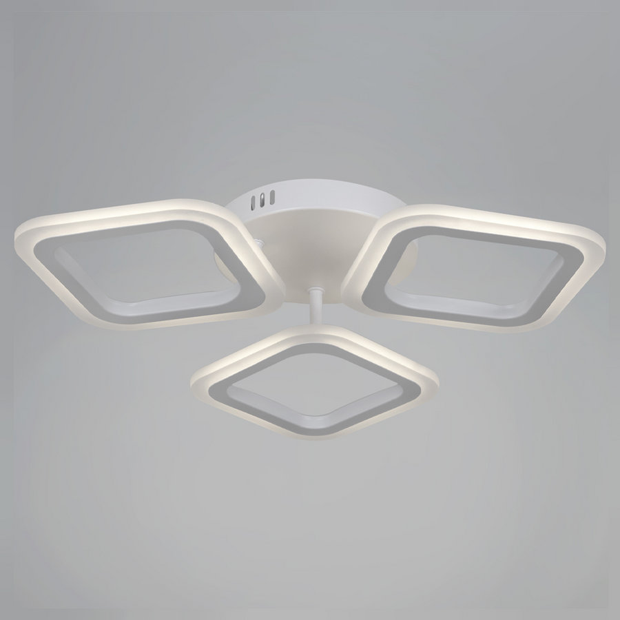 LED полилей ERIKA 20W, 3 квадрата, неутрална светлина 4000k, бял, метални и акрилни LED полилеи Заглавие по подразбиране Alessandro Design