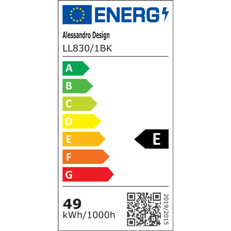 LED полилей с регулируем проектор FISSO Camilla 49W, светлина 3000/4000/6000k, черен LED полилей Заглавие по подразбиране Alessandro Design