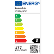 LED полилей с дистанционно управление и кристален QUADRIS RGB 177W, 6 квадрата, студена/топла/неутрална светлина 3000K/4000K/6000K, димируем, черен, метален и кристален LED полилей с дистанционно управление Заглавие по подразбиране Alessandro Design