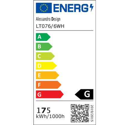 LED полилей с дистанционно управление и кристален QUADRIS RGB 175W, 6 квадрата, студена/топла/неутрална светлина, димируем, бял LED полилей с дистанционно управление Заглавие по подразбиране Alessandro Design