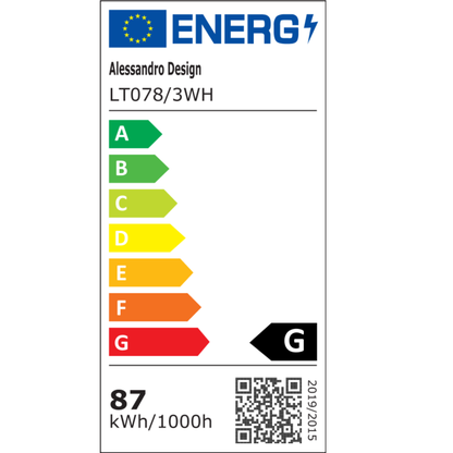 LED полилей с дистанционно управление и кристал LEILA 87W, 3 квадрата, студена/топла/неутрална светлина, димируем, бял LED полилей с дистанционно управление Default Title Alessandro Design