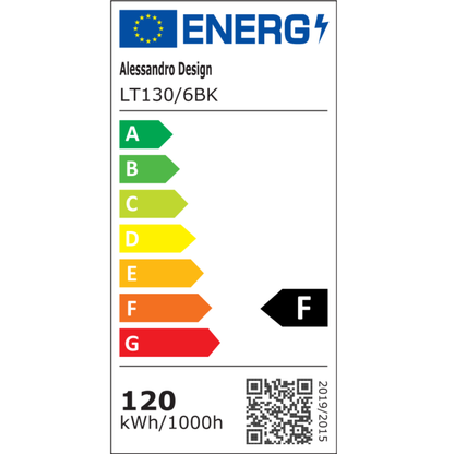 LED полилей с дистанционно управление ELLA 120W, 6 квадрата, студена/топла/неутрална светлина, димируем, черен, метален и акрилен LED полилей с дистанционно управление Заглавие по подразбиране Alessandro Design