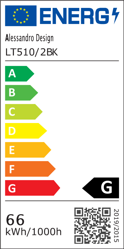 LED полилей с дистанционно RINOVA 66W, 2 кръга, студена/топла/неутрална светлина, димируем, черен LED полилей с дистанционно управление Заглавие по подразбиране Alessandro Design