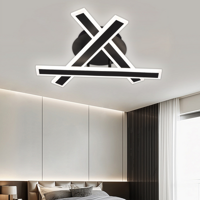 LED полилей с дистанционно управление LT755/3BK, 62.2W, 40*5.5*10, IP20, студена/топла/неутрална светлина, димируем, черен, желязо, плексиглас