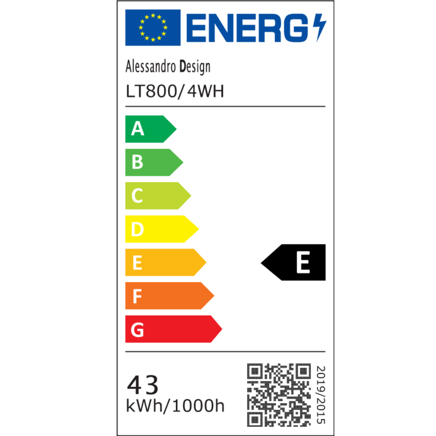 LED полилей с дистанционно BETTY 43W, 4 кръга, Студена/Топла/Неутрална светлина, Димируем, Бял LED полилей с дистанционно управление Заглавие по подразбиране Alessandro Design