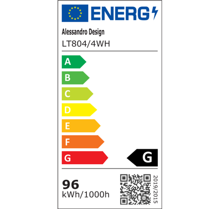 LED полилей с дистанционно управление SUSAN 96W, 4 квадрата, студена/топла/неутрална светлина, димируем, бял LED полилей с дистанционно управление Заглавие по подразбиране Alessandro Design
