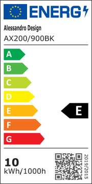 Външна LED стенна лампа Mack, дължина 90 см, 10 W, IP65, метална, линейна, черна външна стенна лампа Заглавие по подразбиране Alessandro Design