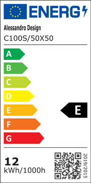 Кръгло LED огледало, 50 см, основно докосване
