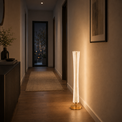 Модерна LED лампа Augustinus 40W 127Cm Топла/Неутрална/Студена Златна светлина