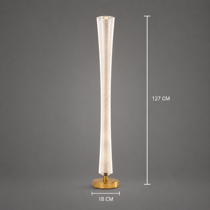 Модерна LED лампа Augustinus 40W 127Cm Топла/Неутрална/Студена Златна светлина