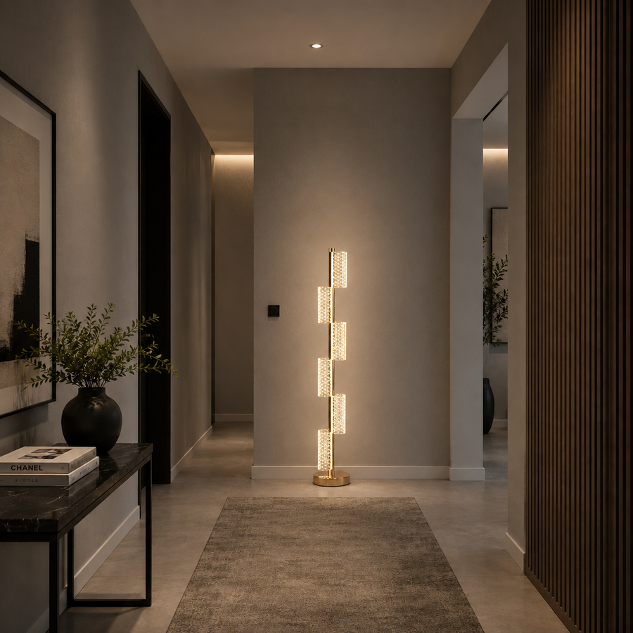 LED лампа 40W Modern Austin 125Cm 3000/4000/6000K злато