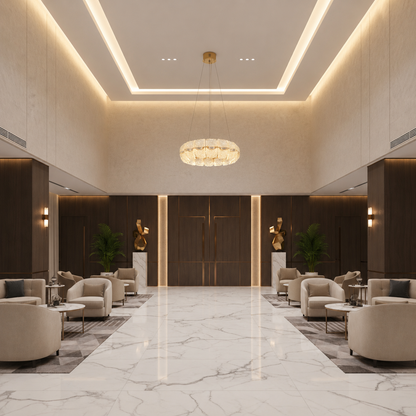 Lustra Cristal MAYON Magno, 60x60cm, 3000K/4000K/6000K, 160W, Metal si Acrilic, Auriu