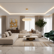 Lustra Cristal MAYON Supremo, 80x80cm, 3000K/4000K/6000K, 210W, Metal si Acrilic, Auriu