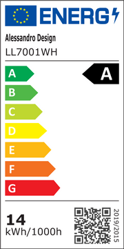 Lustra LED ASADO, 14W, Diametru 20cm, Lumina Calda/Neutra/Rece, Alb, Metal si Acril