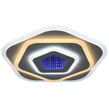 LED полилей NEXA 3D 39W, диаметър 23 см, студена/топла/неутрална светлина, бял LED полилей Заглавие по подразбиране Alessandro Design