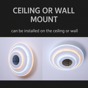LED полилей NEXA ROTUND 3D 39W, студена/топла/неутрална светлина, бели LED полилеи Заглавие по подразбиране Alessandro Design