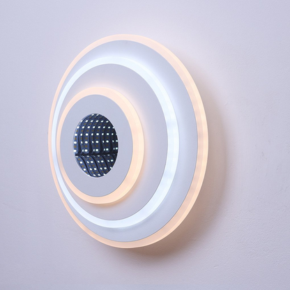 LED полилей NEXA ROTUND 3D 39W, студена/топла/неутрална светлина, бели LED полилеи Заглавие по подразбиране Alessandro Design
